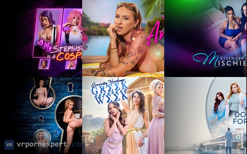 Dezyred game covers: My Stepsister is a Cosplayer, A Day With Angel, Stepmother Mischief, Sorority Hookup Greek Week