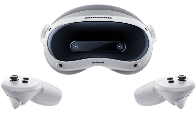 Pico 4 Ultra headset and controllers, not sold in the United States