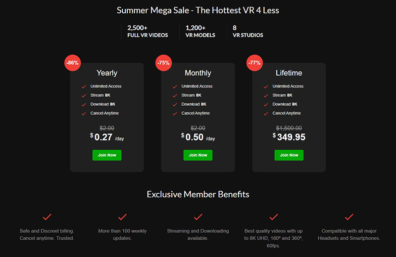Wankz VR membership